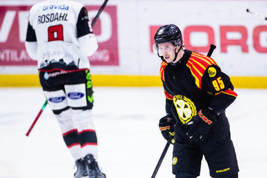 Brynäs Nick Olesen deppar
