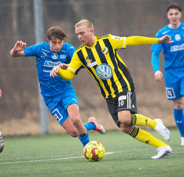 IFK Hässleholms Olle Kjellman Olblad i träningsmatchen