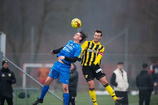 IFK Hässleholms  Marcus Thuvesson i träningsmatchen