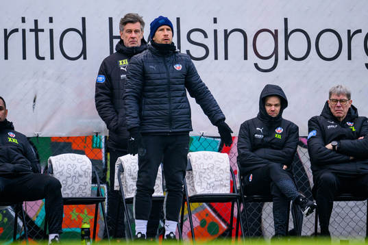 Helsingborgs tränare Mattias Lindström