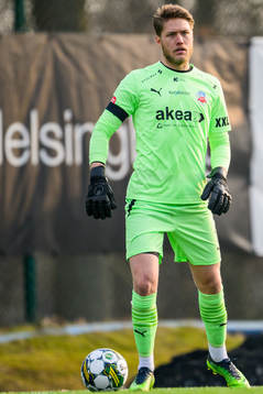 Helsingborgs målvakt Kalle Joelsson