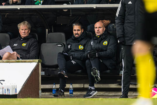 Hammarbys tränare Marti Cifuentes deppar