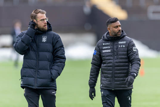 IFK Göteborgs tränare William Lundin och  Alexander