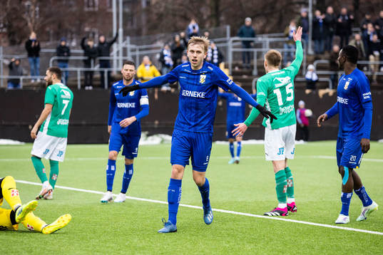 IFK Göteborgs Elias Hagen jublar