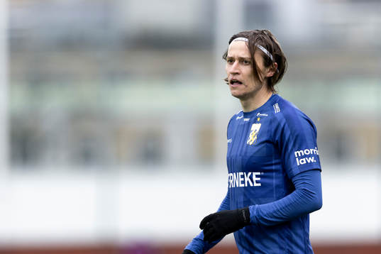 under fotbollsmatchen i träningsmatchen mellan IFK