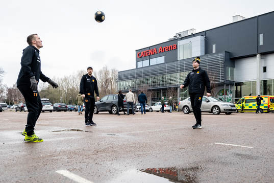 Skellefteås Max Lindholm, Arvid Lundberg och Anton Olsson