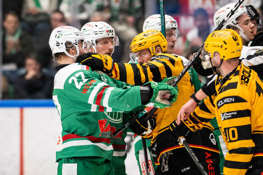Rögles Linus Sjödin och Skellefteås Pär Lindholm