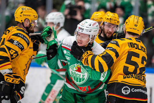 Skellefteås Tom Kühnhackl, Arvid Lundberg  och Rögles