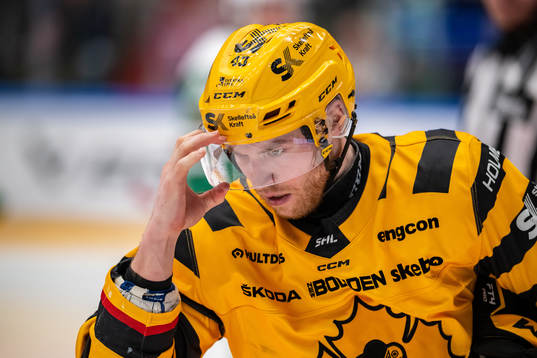 Skellefteås Filip Sandberg deppar