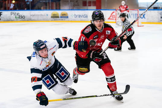 Mariestads Tobias Aronsson och Piteås Albin Nylund
