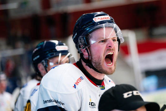 Mariestads Jesper Lindén reagerar