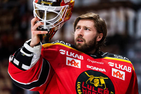 Luleås målvakt Joel Lassinantti