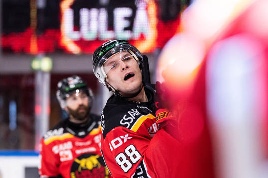 Luleås Joonas Rask jublar