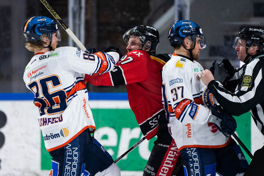 Växjös Joachim Blichfeld och Luleås Leo Komarov
