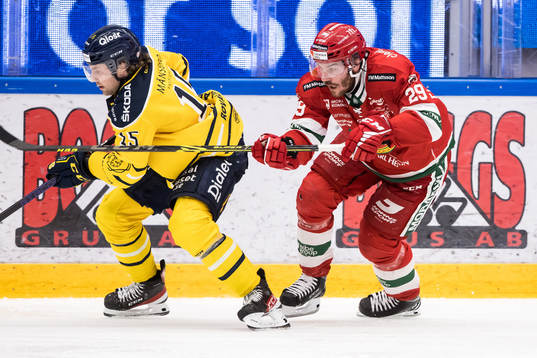 Södertäljes Albin Carlson och Moras Johan Persson
