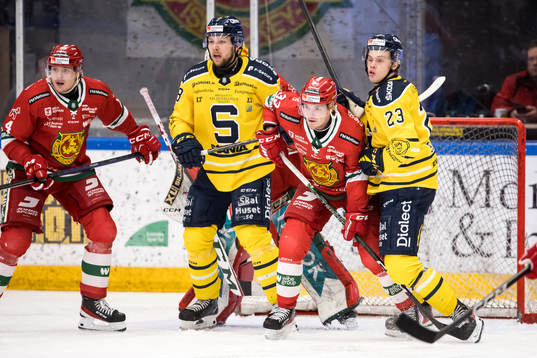 Moras Olle Strandell och Södertäljes Albert Sjöberg