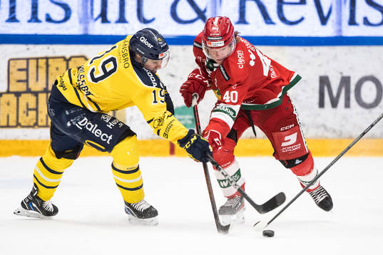 Södertäljes Lucas Carlsson och Moras Anton Heikkinen