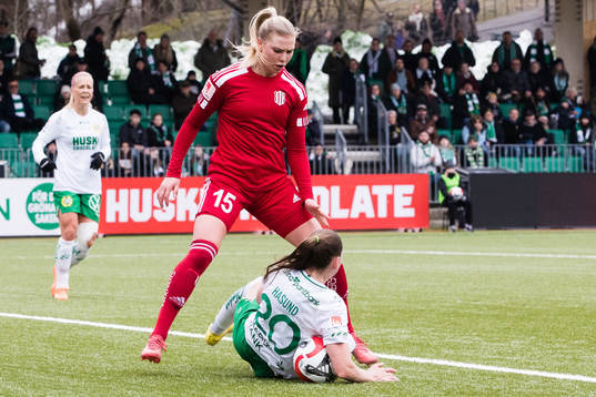 Piteås Ellen Löfqvist och Hammarbys Vilde Hasund