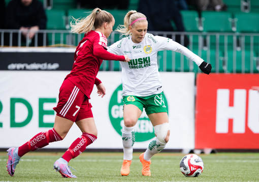 Piteås Sara Eriksson och Hammarbys Adelina Engman