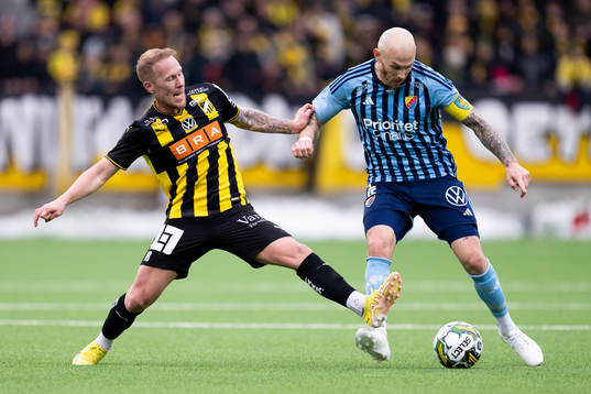 Häckens Mikkel Rygaard Jensen och Djurgårdens Magnus