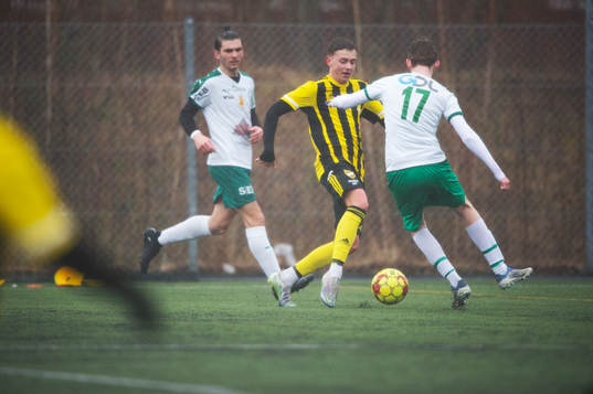 i matchen i DM för pojkar U17 mellan  IFK Hässleholm och