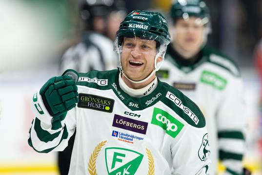 Färjestads Marcus Nilsson jublar