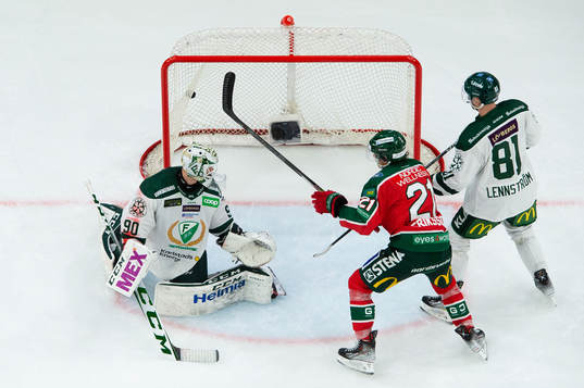 Frölundas Loui Eriksson skjuter avgörande 3-2 i mål