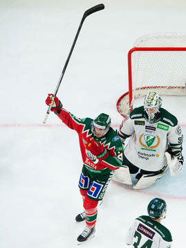 Frölundas Loui Eriksson jublar