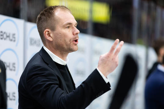 Färjestads huvudtränare Tomas Mitell