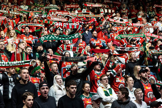 under kvartsfinal två i SHL mellan Frölunda och Färjestad
