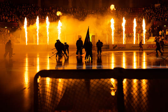 Frölundas intro innan kvartsfinal två i SHL mellan