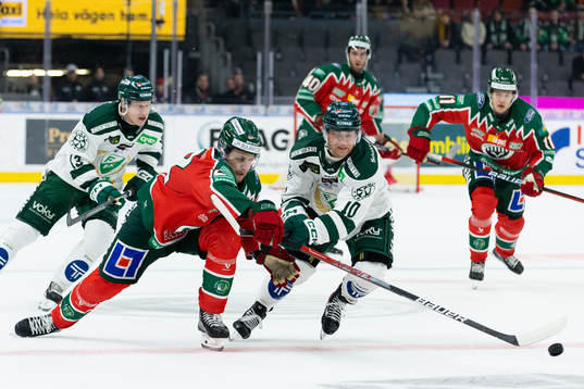 Frölundas Linus Nässen och Färjestads Marcus Nilsson