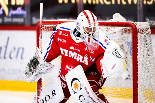 Timrås målvakt Jacob Johansson