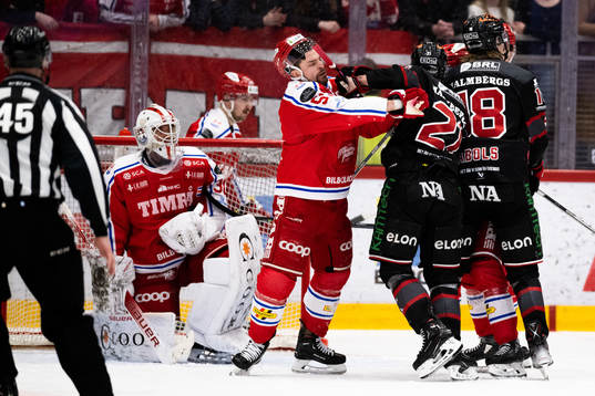 Timrås Anton Lander och Örebros Linus Öberg
