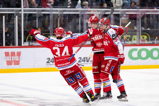 Timrås Jakob Stenqvist , Olli Palola och Didrik Strömberg