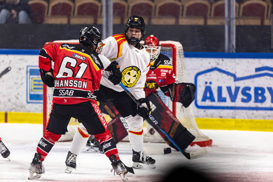 Brynäs Hanna Thuvik  skymmer framför Luleå / MSSKs