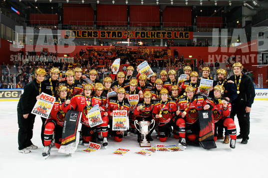 Luleås spelare jublar