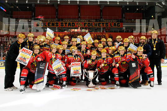 Luleås spelare jublar