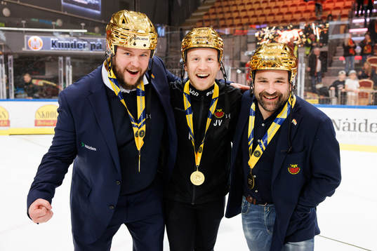 Luleås assisterande tränare Oskar Häggström och