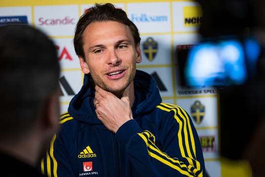 Albin Ekdal of the Swedish men's football national team