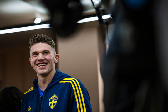 Viktor Gyökeres of the Swedish men's football national team