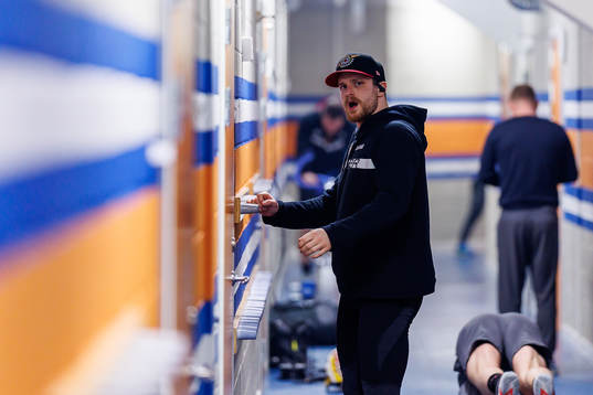 Luleås Brendan Shinnimin före kvartsfinal tre i SHL