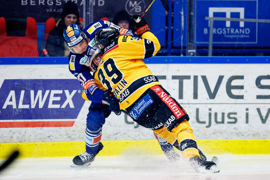 Växjös Glenn Gustafsson och Luleås Pontus Själin