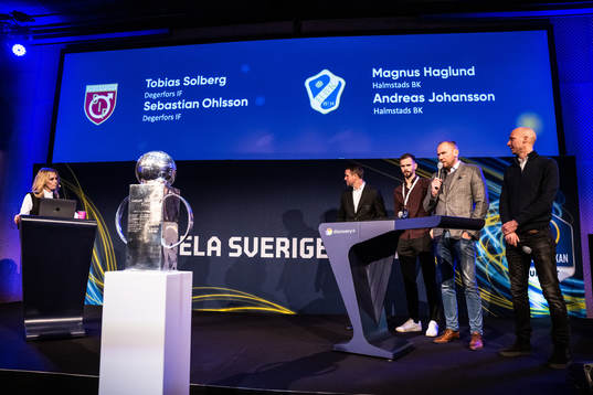 Tobias Solberg, tränare Degerfors, Sebastian Ohlsson,