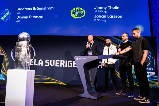 Andreas Brännström, tränare AIK, Jimmy Durmaz, AIK,