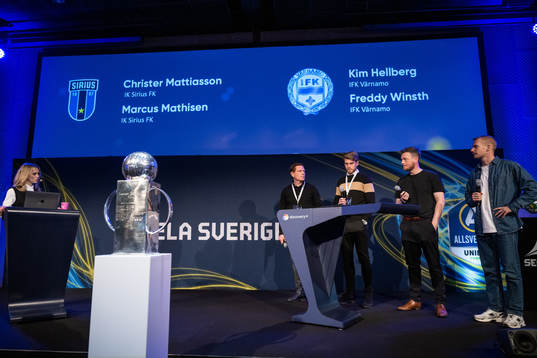Christer Mattiasson, tränare Sirius, Marcus Mathisen,
