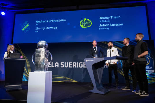 Andreas Brännström, tränare AIK, Jimmy Durmaz, AIK,