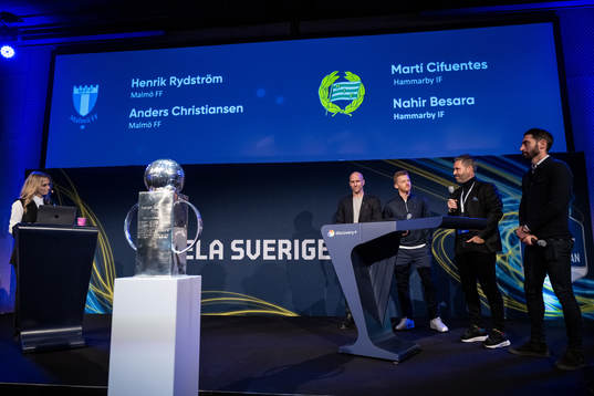 Henrik Rydström, tränare Malmö FF, Anders Christiansen,
