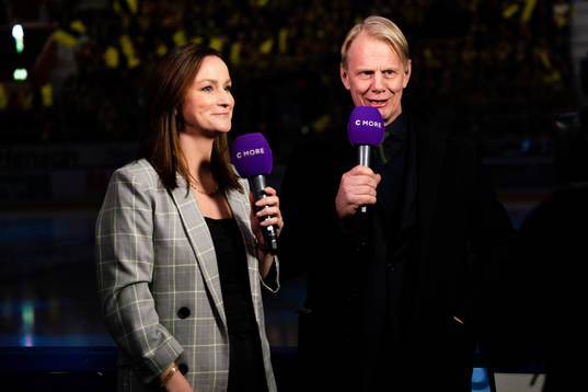 Cmores Lena Sundqvist och Niklas Wikegård