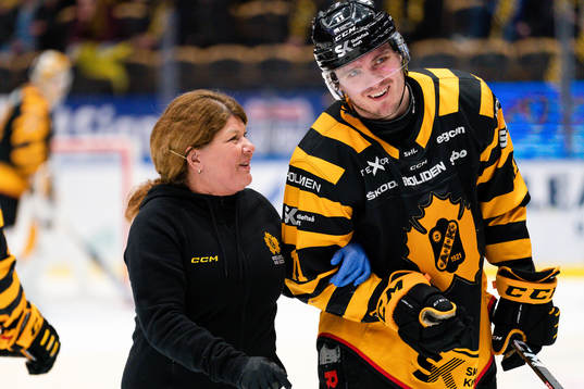 Skellefteås lagläkare Karin Granberg och Max Lindholm